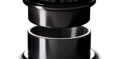 Photo of a black mountain bike headset from Chris King